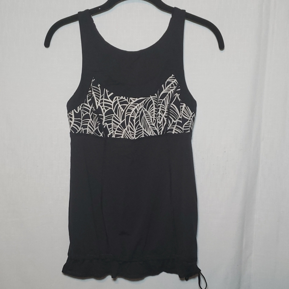 Lululemon Athletic Waist Drawstring Leaf Tank Top - Picture 2 of 10